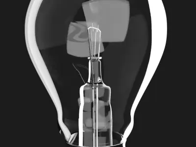 Light Bulbs Low-poly 3D model