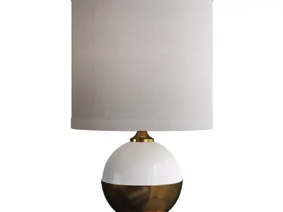 Bayles Table Lamp Low-poly 3D model