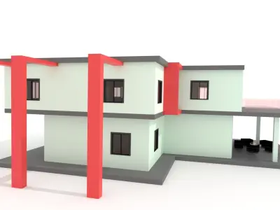 Exterior overall Look 3D model