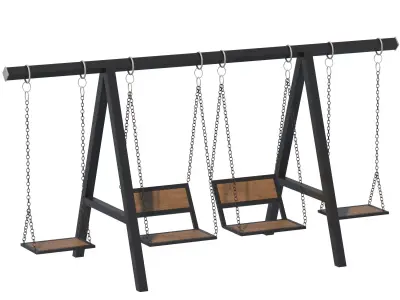 Garden Swing 03 3D model