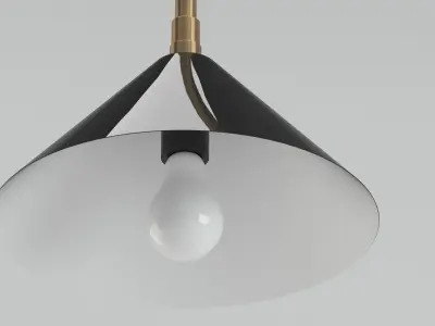 Bishop Task Floor Lamp 3D model