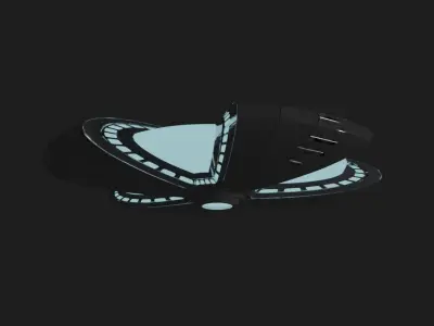 UFO Saucer Advanced PRO 3D model