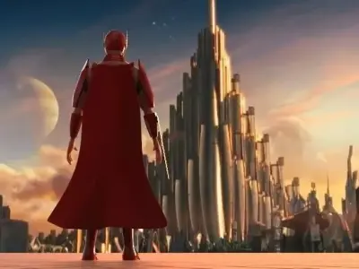 noneface asgaurdien Low-poly 3D model