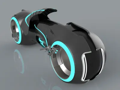 Tron Legacy Lightcycle 3D model
