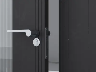 Aluminium door 103 3D model