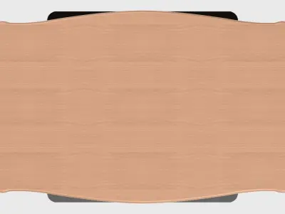 Carved dinner table for CNC 02 3D model