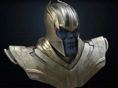 Thanos bust 3D model