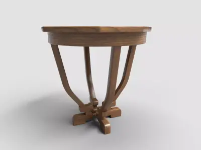 Octagon Table CG107 3D model