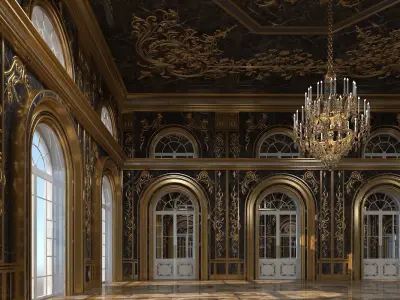 Classic Interior 314 3D model