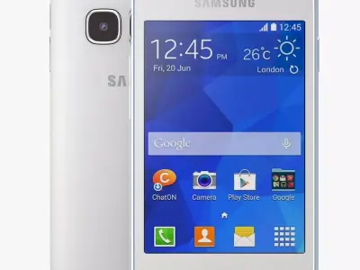 Samsung Galaxy Young 2 White 3D model