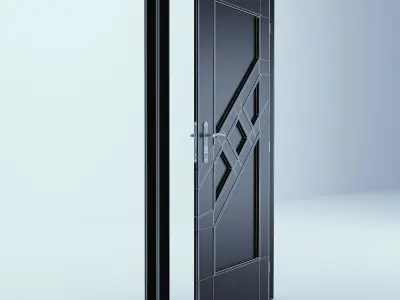White Door 52 3D model