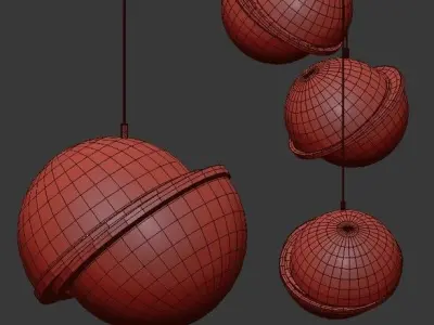 Crescent Light By Lee Broom 3D model
