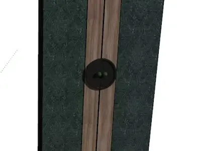cabinet with door Free 3D model