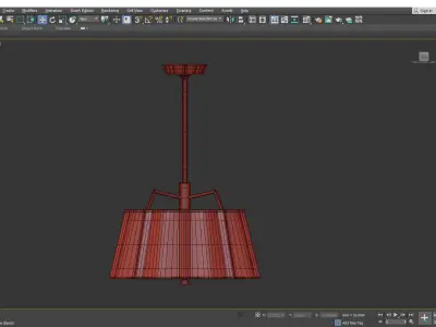 Humphrey Pendant Light Low-poly 3D model