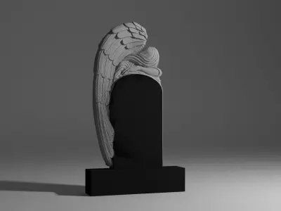 Angel Monument  Tombstone Collection  10 3D Models 3D model