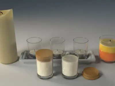CANDLE 3D model 15