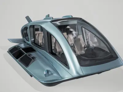 Current Adventure Houseboat 3D model