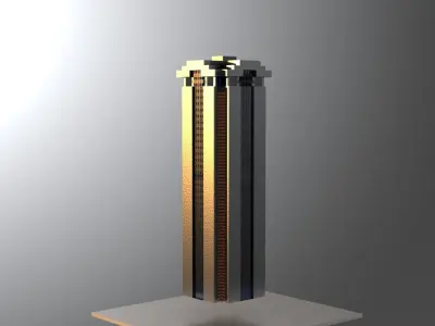 Times Tower Nairobi City 3D Model Kenya 3D model