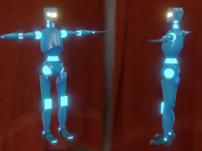 Humanoid Robot 3D model purchase