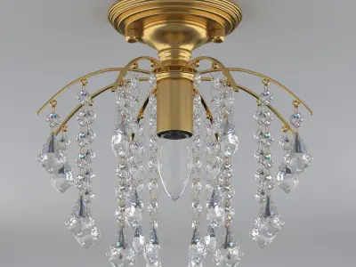 Crystal Chandelier 3D model