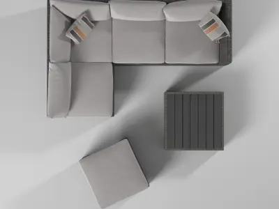 Exterior Sofa 3D model purchase