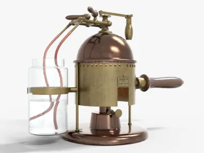 Carbolic Spray Lister 1865 Low-poly 3D model