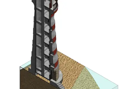 CLASSIC LIGHT HOUSE 1 3D model