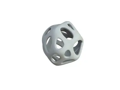 SciFi Cube Object No 18362 Low Poly Shape Texture