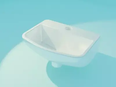 Stylish Wash Basin 3D print model