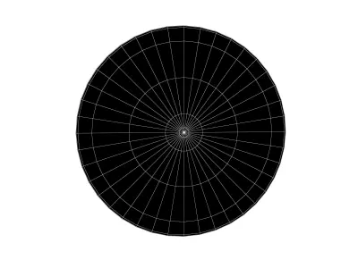 Color Wheel v2 002 Low-poly 3D model