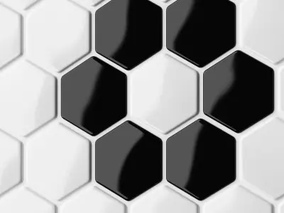 Hexagon Tiles 3D model