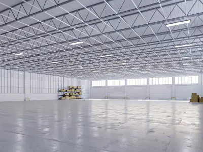 HDRI Interior Warehouse 03 Texture