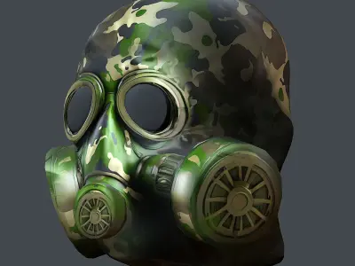 Helmet 3d model military combat Military Low-poly Low-poly 3D model