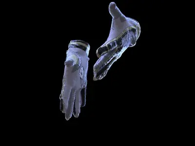 SCIFI GLOVES 3D model