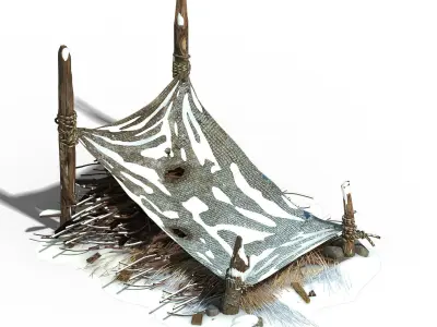 Game Fabric shed - Chai Dui - firewood 3D model