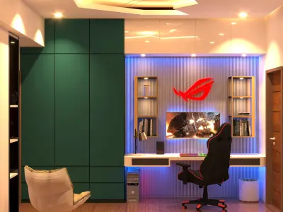 Gaming Room 3D model