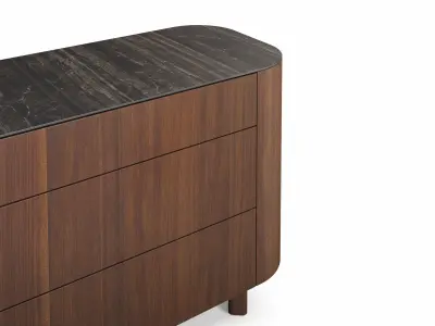 Parabole Chest of Drawers 3D model