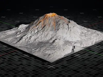 Volcano Version 1 3D model