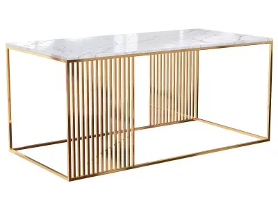  Kanha Stone Coffee Table 3D model
