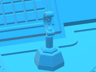 Sci-fi Console 3D print model