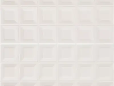 White 3D Square Panel Wall Tile  Texture