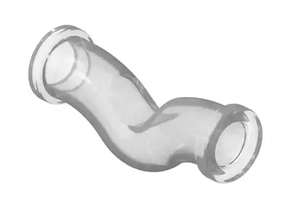 Transparent Crossover Fitting 3D model