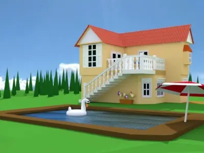 Country House 3D model