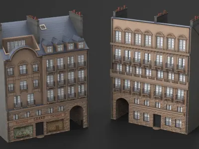  French Buildings Collection 