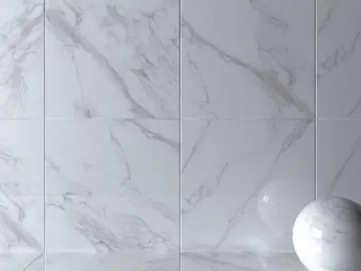 Wall Tiles Museums Torano Bianco 120x120 Set 1 Texture