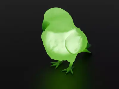 Kakapo indirect lighting 3D model