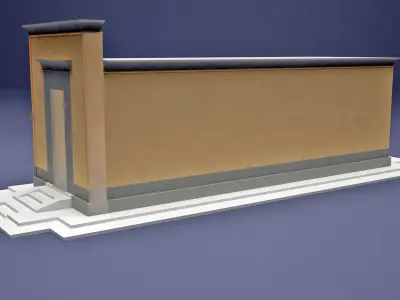 Egypt Temple Hatshepsut hapel 3D print model