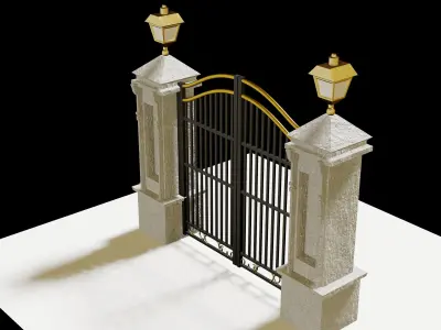 Gate Architectural 3D model