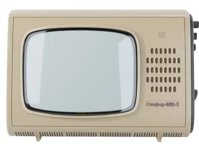 Portable TV Sapphire 401-1 3D model