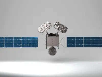 Satellite NASA 4k  Low-poly 3D model